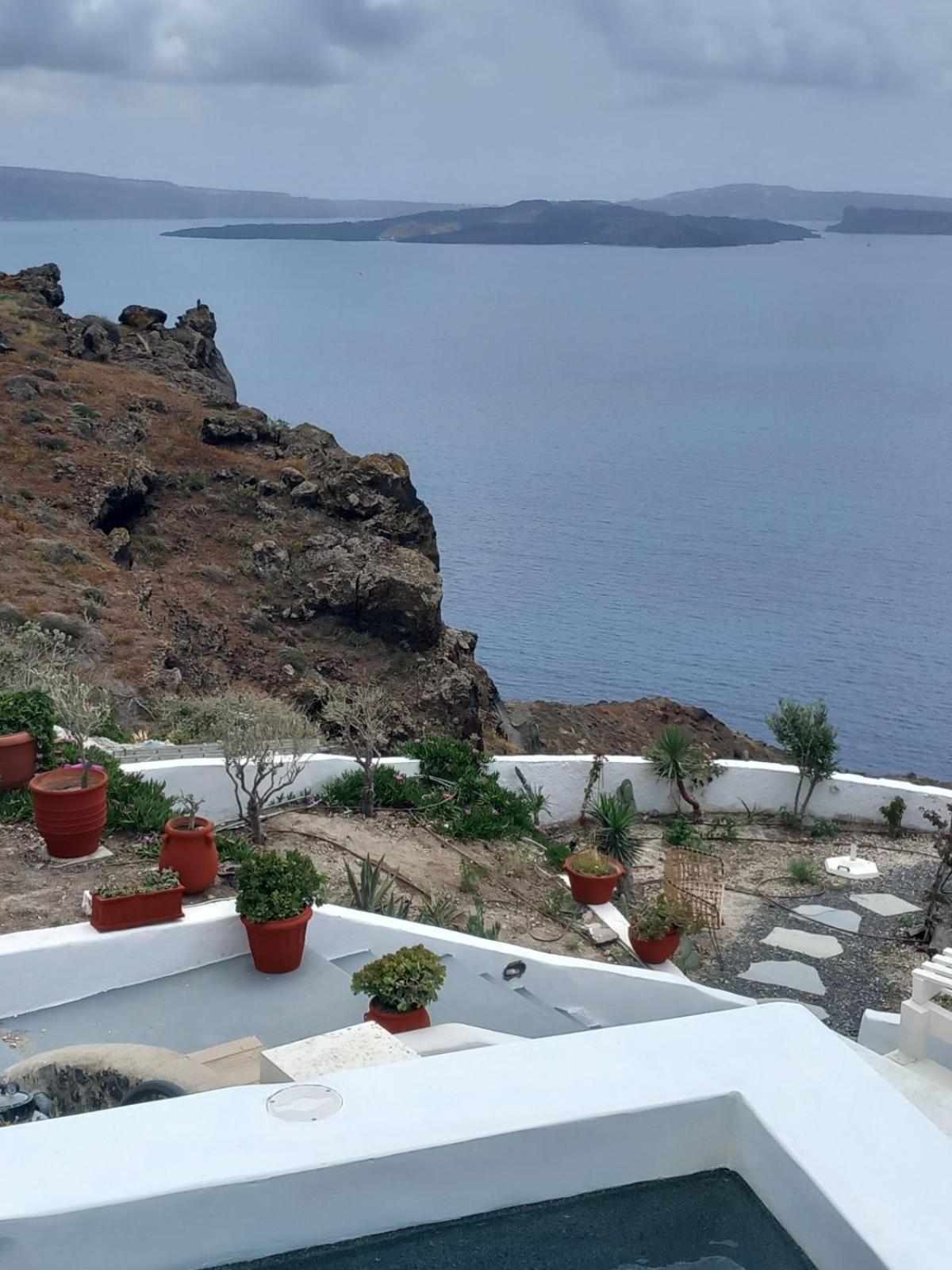 Captain John Villas Oia - Caldera & Sunset View Buitenkant foto