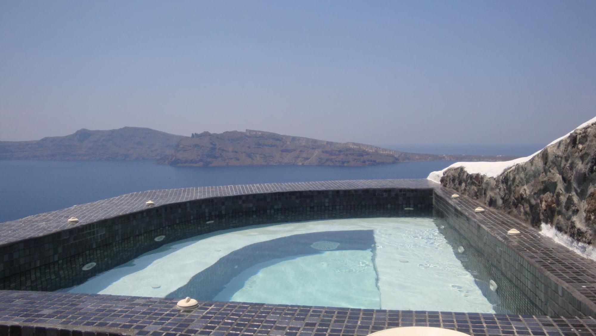 Captain John Villas Oia - Caldera & Sunset View Buitenkant foto
