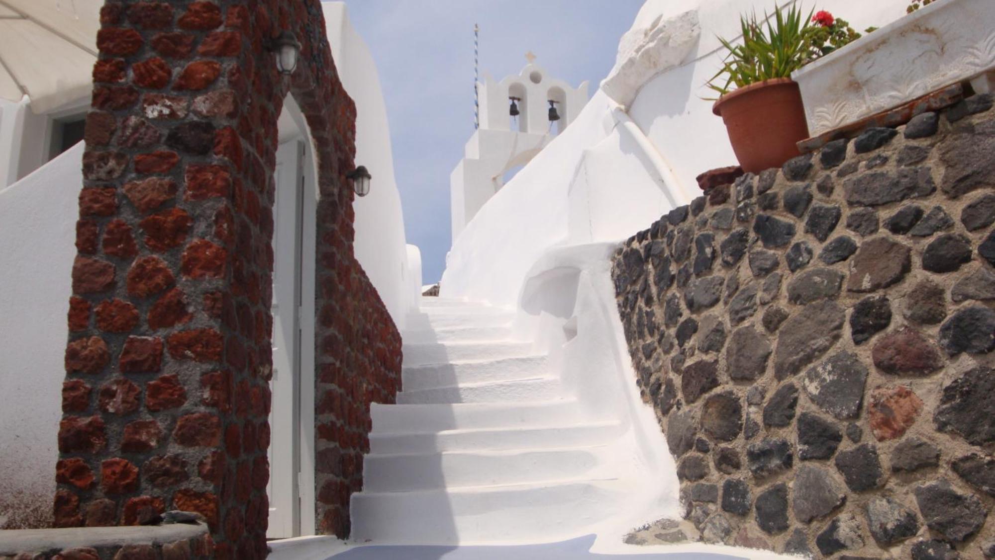 Captain John Villas Oia - Caldera & Sunset View Buitenkant foto
