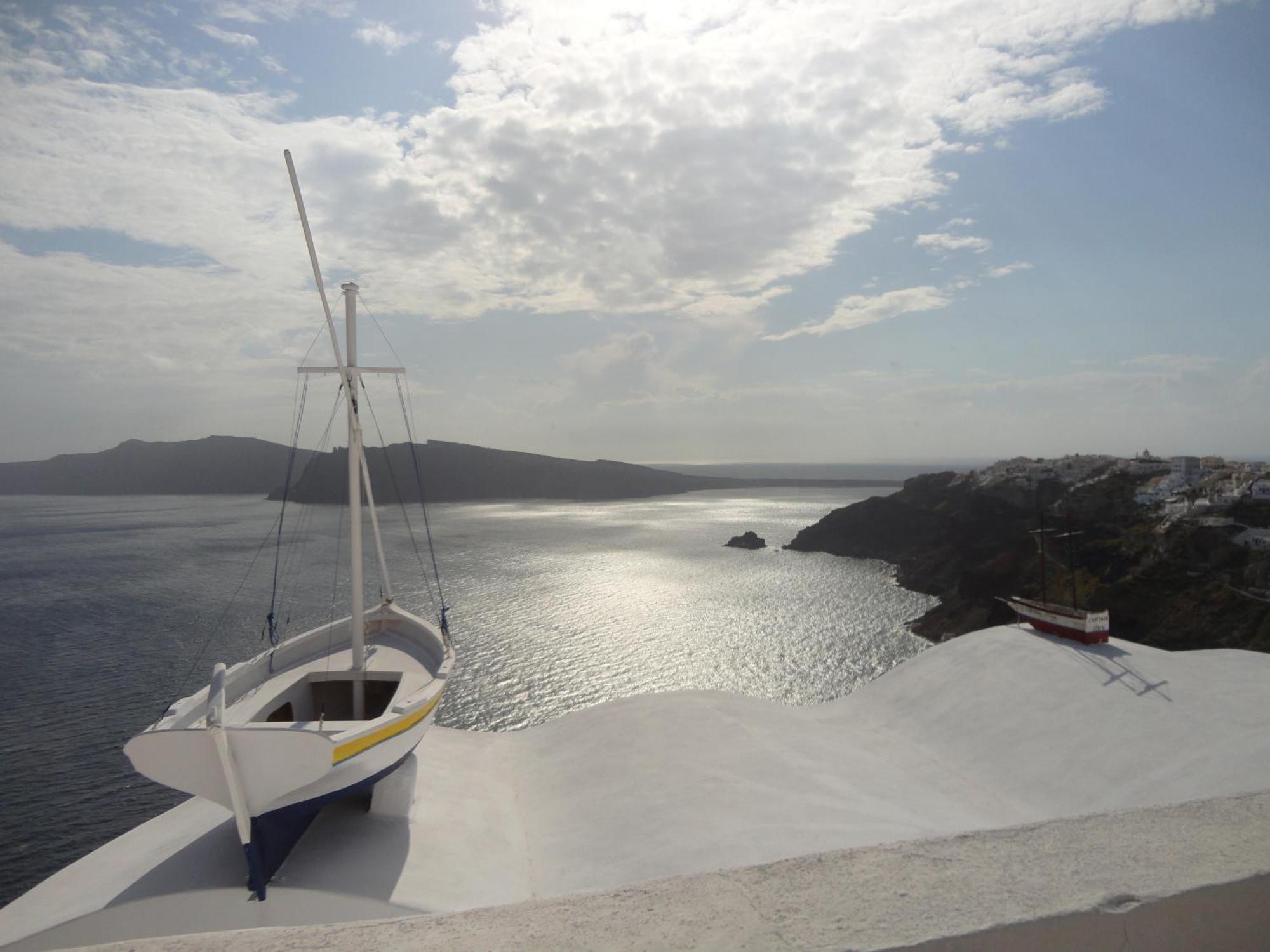 Captain John Villas Oia - Caldera & Sunset View Buitenkant foto